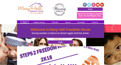 Desktop Screenshot of maryhallfreedomhouse.org
